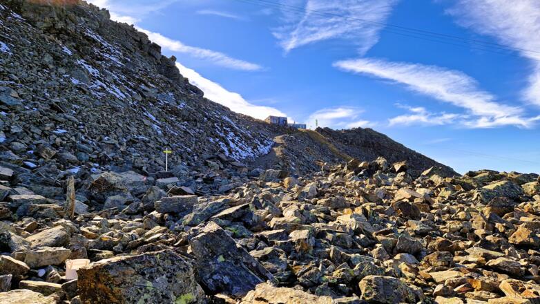 Panoramasteig - Die letzten Meter bis zur Glungezer-Hütte