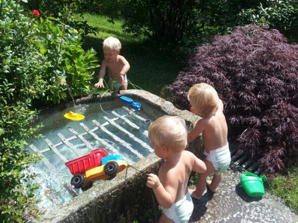 Wasserplanschen macht Spaß