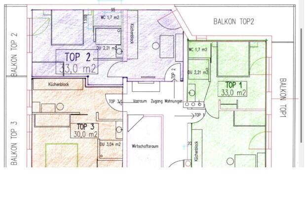 Grundriss Appartements