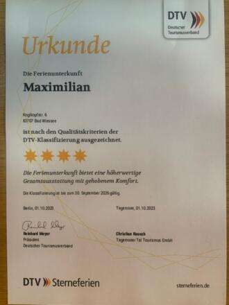 Klassifizierungsurkunde