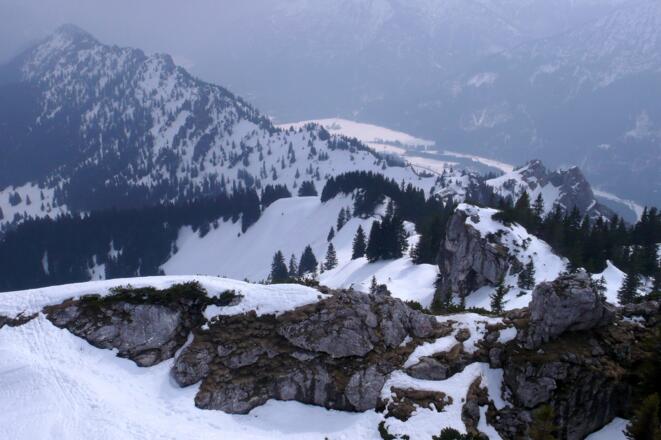 Blick vom Teufelstättkopf ins Ammertal