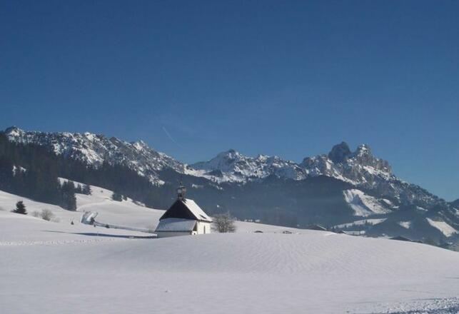 Blick auf Aggenstein, Rote Flüh und Gimpel
