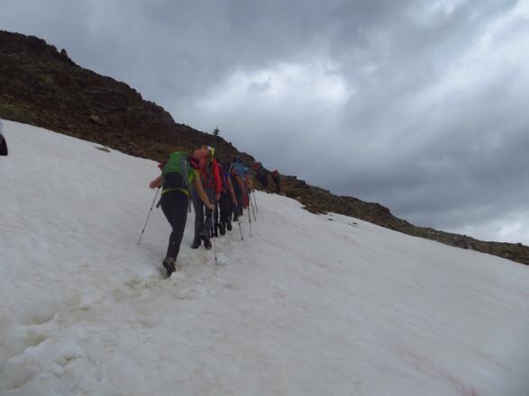 Schneefelder - Im Frühjahr immer anzutreffen