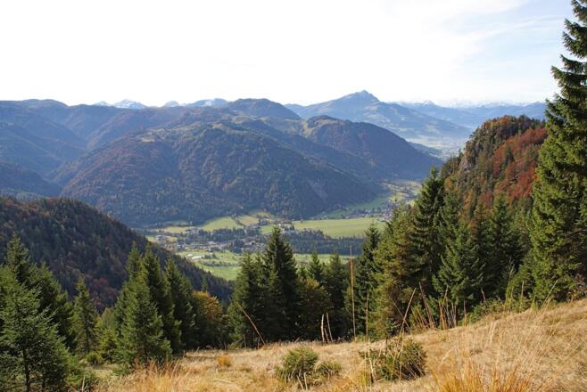 Aussicht zum Kitzbühler Horn