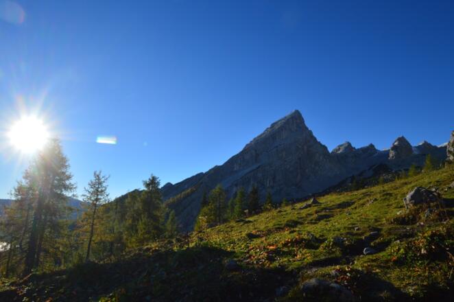 Nicht nur im Herbst bietet die Watzmanntour gandiose Landschaft