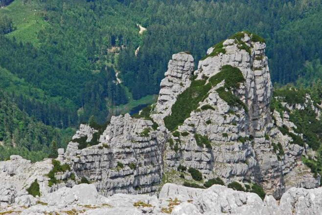 Die Drei Türme von oben