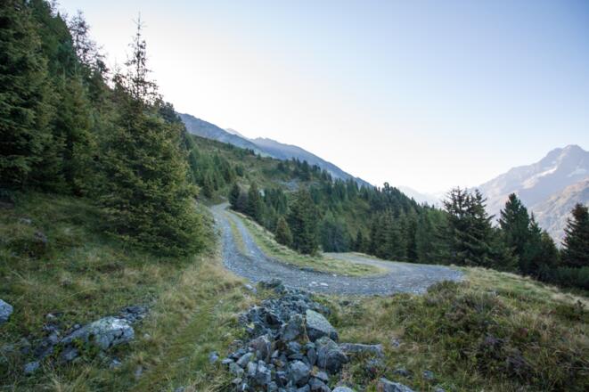 Fahrweg kreutz mehrfach