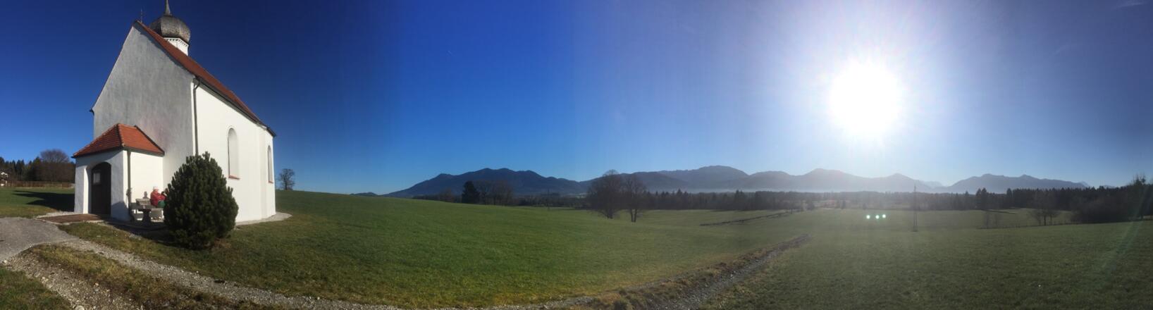 Blick in die Voralpen