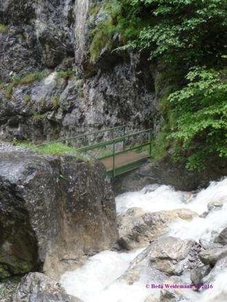 Brücke in der Ehnbachklamm