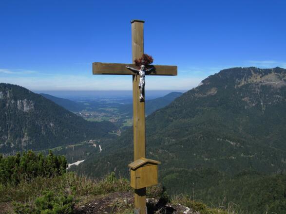 Der Adlerkopf, Blick nach Ruhpolding