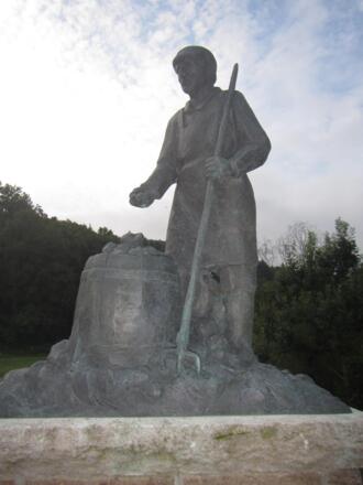 Ein Schneckenmäster i Großen Lautertal.