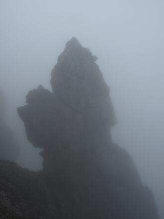 Mystische Stimmung auf dem Drei-Schwestern-Steig