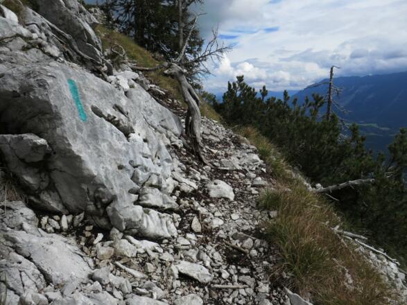 Wer die Augen offen hat, sieht den Weg und die Kennzeichnung