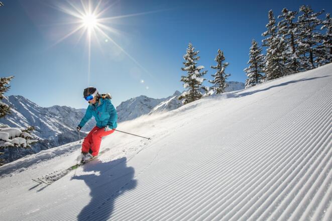 Skigenuss im Skigebiet Brandnertal (c) Michael Mar