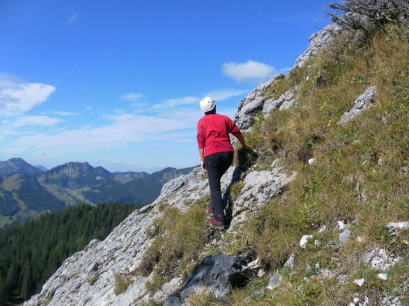 Einstieg in den Südgrat