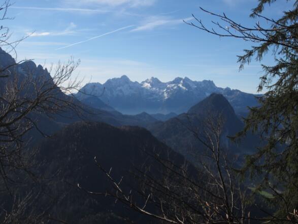 Aussicht auf die Loferer Steinberge