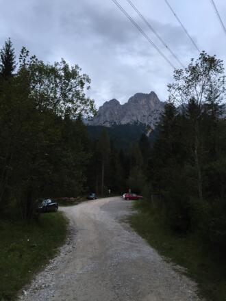 Wanderparkplatz zur Hochlandhütte