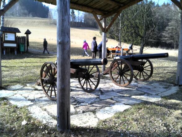 Schwedenschanze - Kanonen