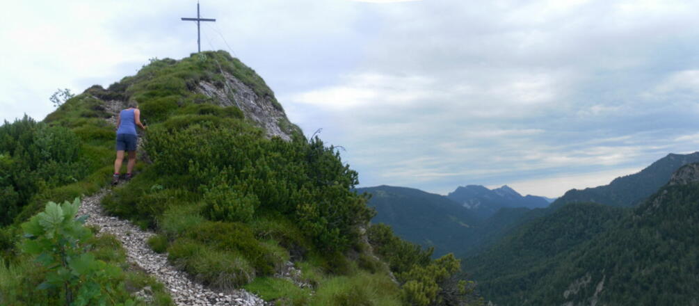 Gipfelflanke, Zwiesel und Staufen