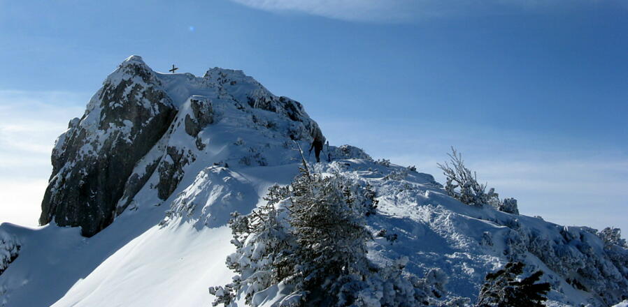 Die letzten Meter zum Skidepot!