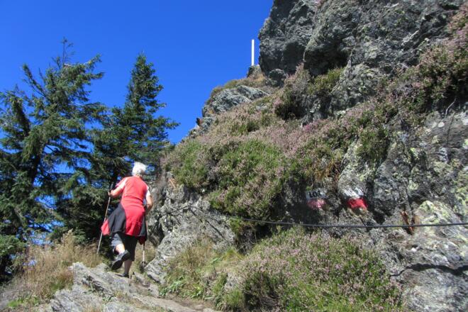 Ein Drahtseil für ganz Ängstliche