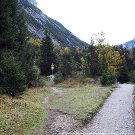 Reintalweg - Abzweig zum Schützensteig