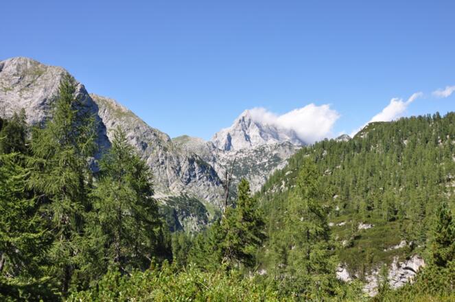 Watzmanntour 4. Tag - Die Watzmannsüdspitze winkt herüber