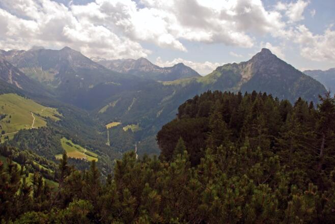 Blick zum Steinernen Meer