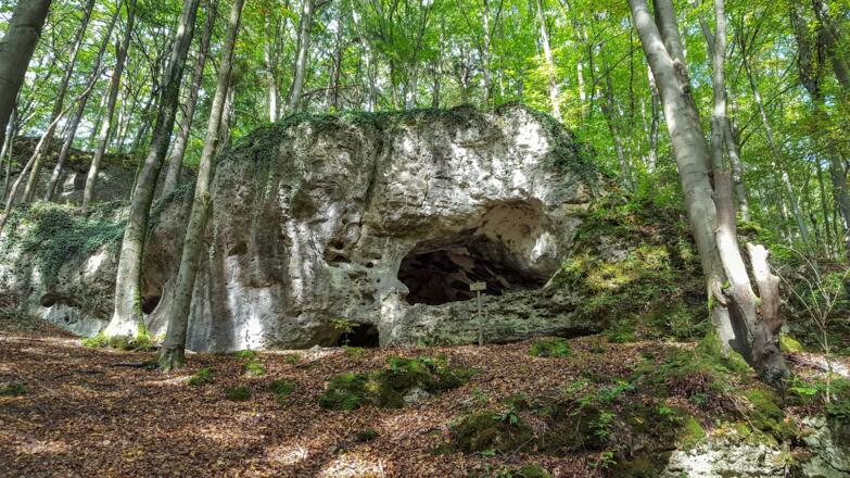 Vor dem Franzosenloch bei Neukirchen