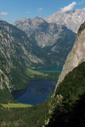 Aussicht auf Königs- und Obersee