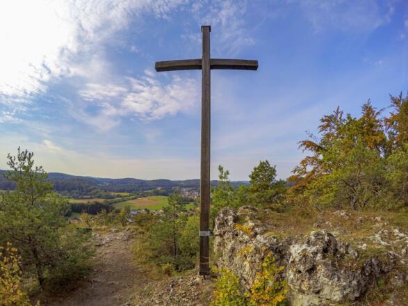 Der Aussichtspunkt am Hartenfels bei Neukirchen