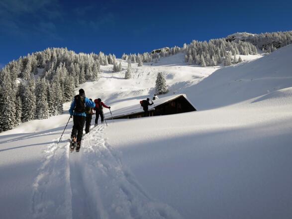 ... zur Gerlinger Alm auf 1690 m führt.