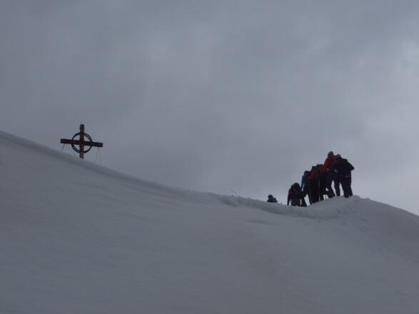 Nicht mehr weit zum Gipfel