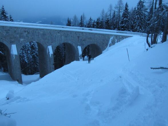 Viadukt - unter der Rossfeldstraße hindurch