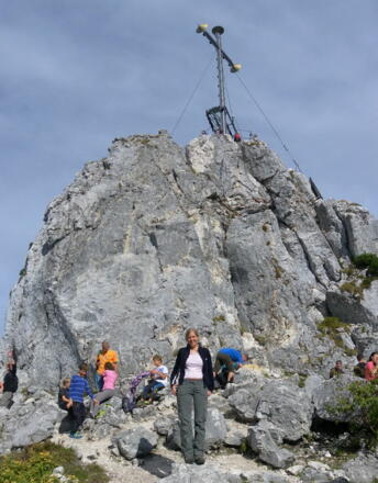 Gipfelfels aus dem Westen