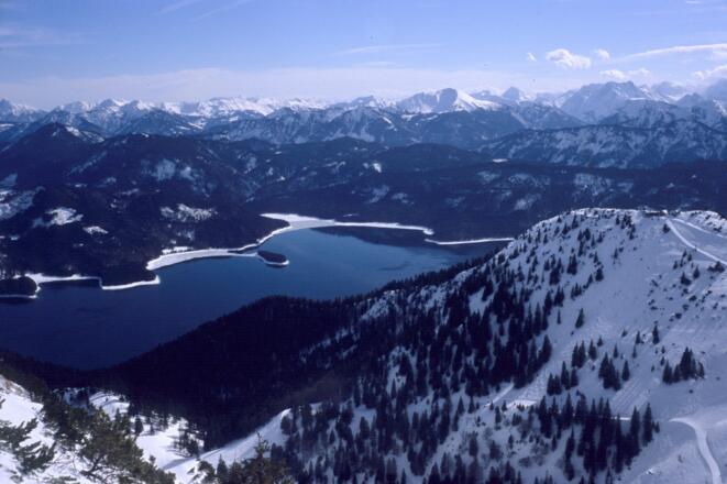 Walchensee und östliches Karwendel