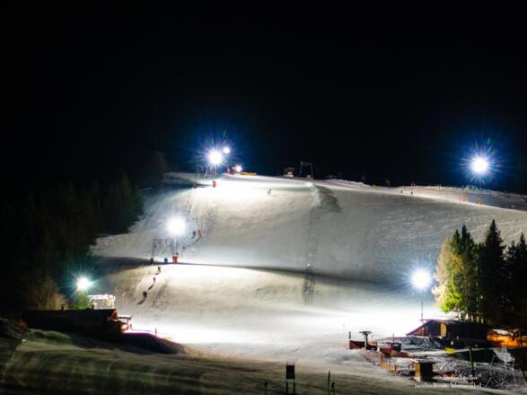 Flutlichtbetrieb am Gipfellift immer am Mittwoch
