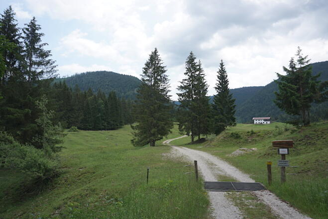 Blick zur Knogler Alm