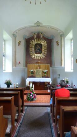 In der Kapelle von Maria Hilf