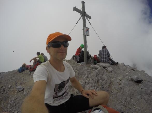 Watzmann Südspitze Gipfelselfi Stefan Stadler