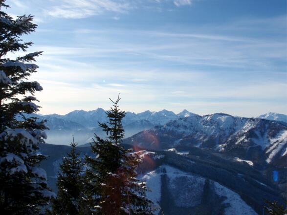 Kühberg 1415m, Blick nach Westem