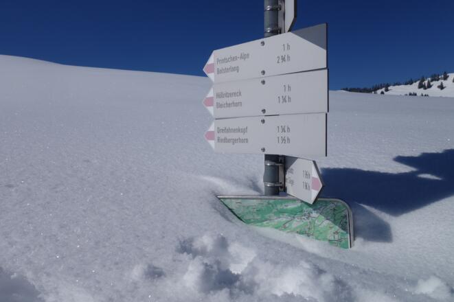 Schnee gab es reichlich