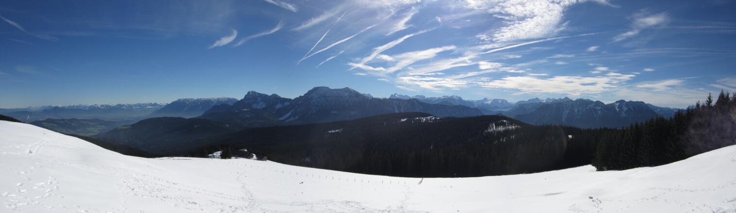 Panorama vom Teisenberg