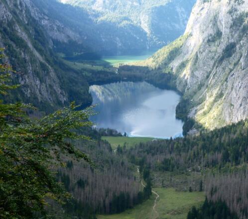 vorbei am Obersee, zum Ausgangspunkt