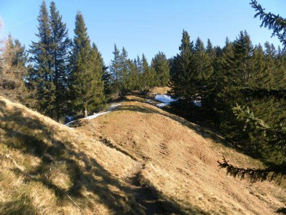 Verbindungsrücken zur Mühlhornwand