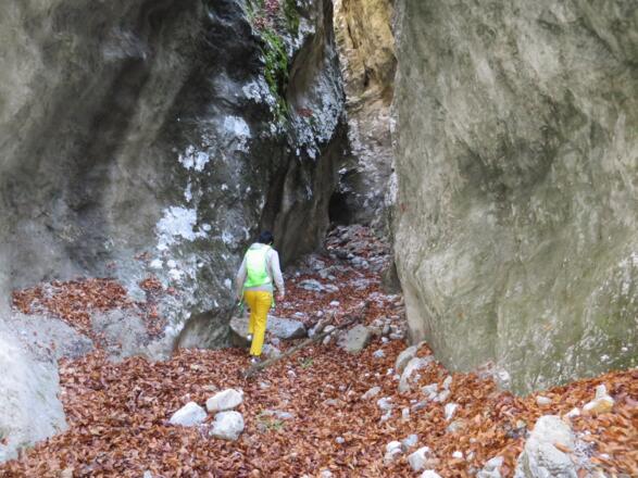 ...  engsten Stelle der Klamm.