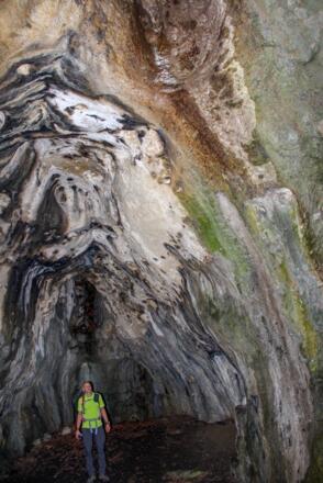 In der hinteren Halle der Cäciliengrotte (Höhle Nr. 4)