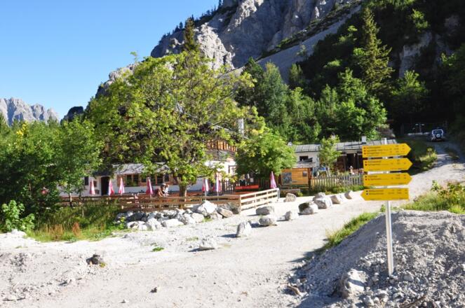 Die Wimbachgrieshütte - Ziel des 2. Tages des Watzmanntour