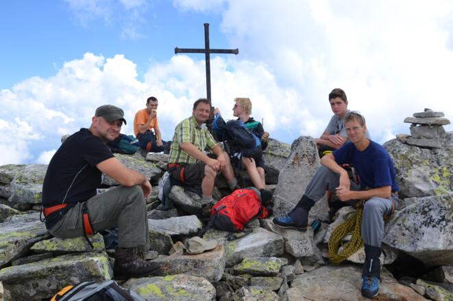 Am Gipfel des Keeskogels in Hüttschlag, 2884m