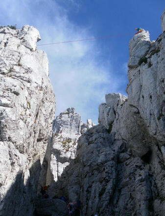 Abstieg durch die Kaisersäle